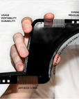 Perfect Beard shape Tool Durable portable symmetry measurement advance handle design for firm hold