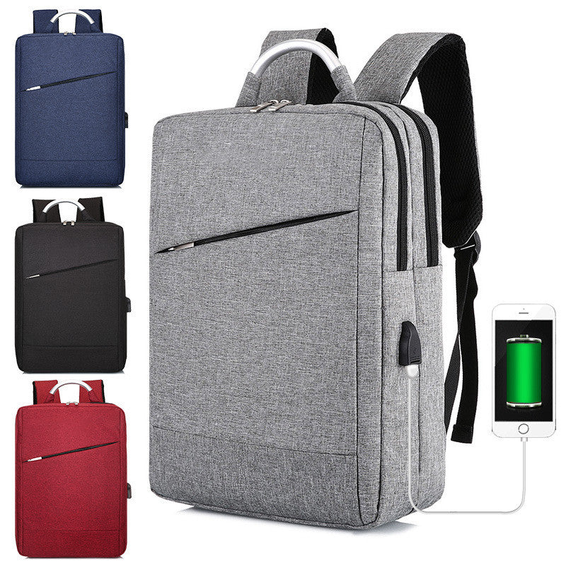 Men's Fashion Casual Rechargeable Multifunctional Backpack