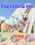 Summer Pet Dog Cooling Vest Heat Resistant Cool Dogs Clothes Breathable Sun-proof Clothing For Small Large Dogs Outdoor Walking